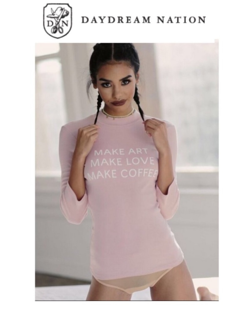 Daydream Nation Make Art Long Sleeve Top!